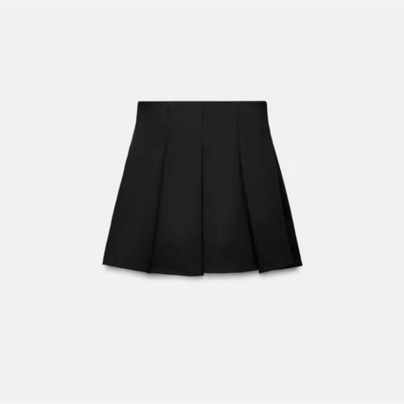 ZARA MINI GODETS SKIRT - Picture 7 of 9